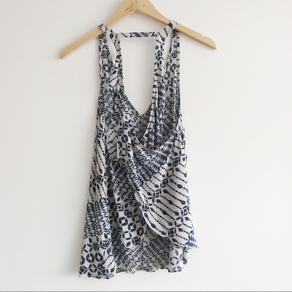 Silence & Noise Blue & Gray Printer Harper Cross - Picture 6 of 8